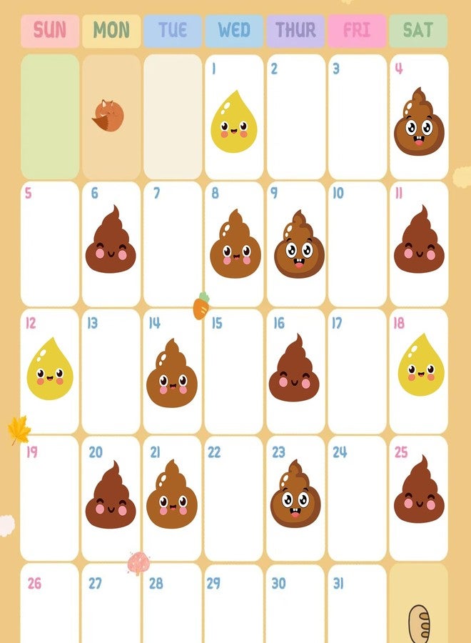 Penitue 12 Sheets Potty Training Stickers, Reusable Toilet Reveal Sticker Cute Self Adhesive Toilet Targets Early Educational Reward Supply for Children - Image 5